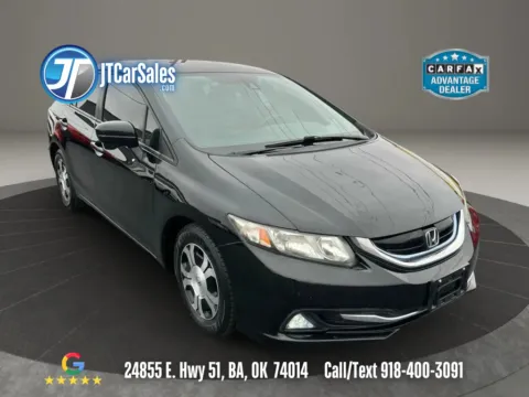 Black 2014 Honda Civic Hybrid Sedan 4D for sale in Broken Arrow, OK