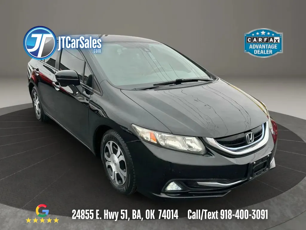 Black 2014 Honda Civic Hybrid Sedan 4D for sale in Broken Arrow, OK