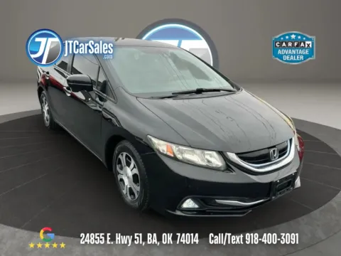Black 2014 Honda Civic Hybrid Sedan 4D for sale in Broken Arrow, OK