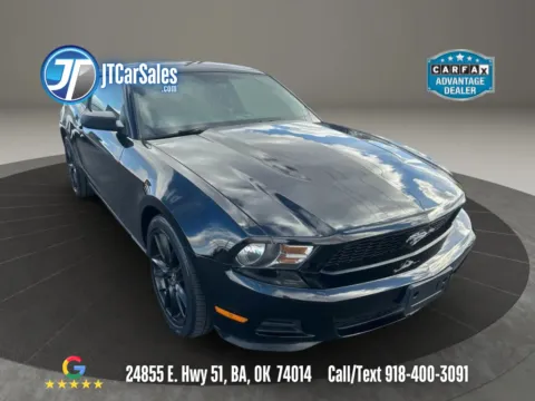 Black 2012 Ford Mustang Coupe 2D for sale in Broken Arrow, OK