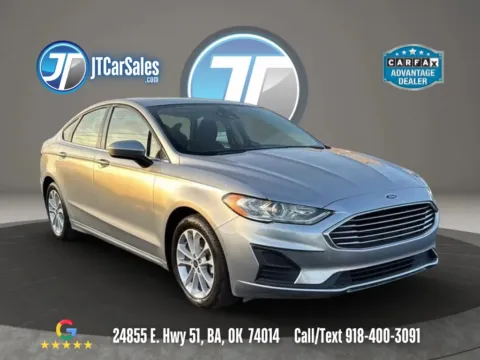 Silver 2020 Ford Fusion SE Sedan 4D for sale in Broken Arrow, OK