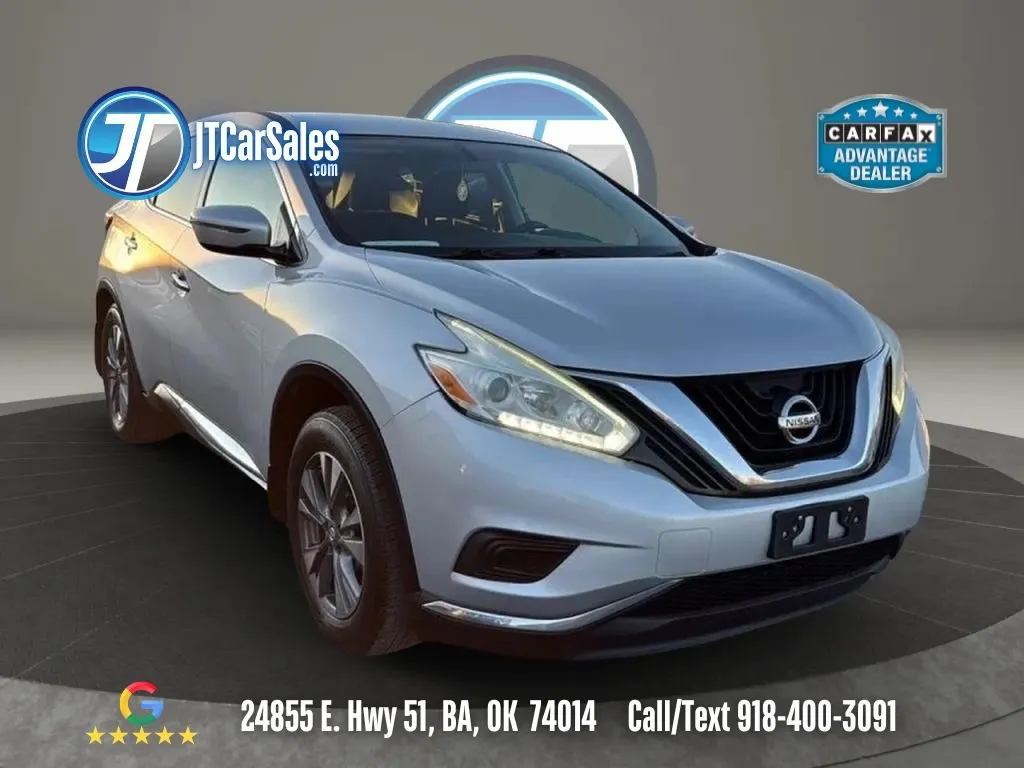 Silver 2016 Nissan Murano S Sport Utility 4D for sale in Broken Arrow, OK