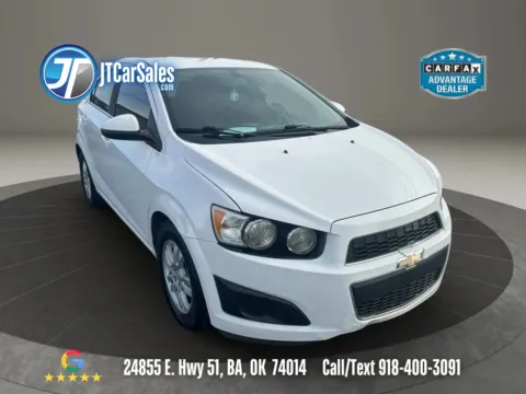 White 2016 Chevrolet Sonic LT Sedan 4D for sale in Broken Arrow, OK