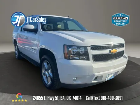 White 2012 Chevrolet Suburban 1500 LT Sport Utility 4D for sale in Broken Arrow, OK