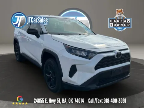 White 2022 Toyota RAV4 LE Sport Utility 4D for sale in Broken Arrow, OK