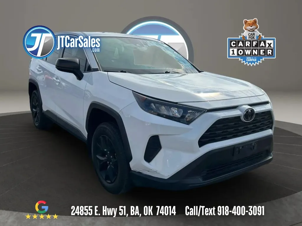 White 2022 Toyota RAV4 LE Sport Utility 4D for sale in Broken Arrow, OK