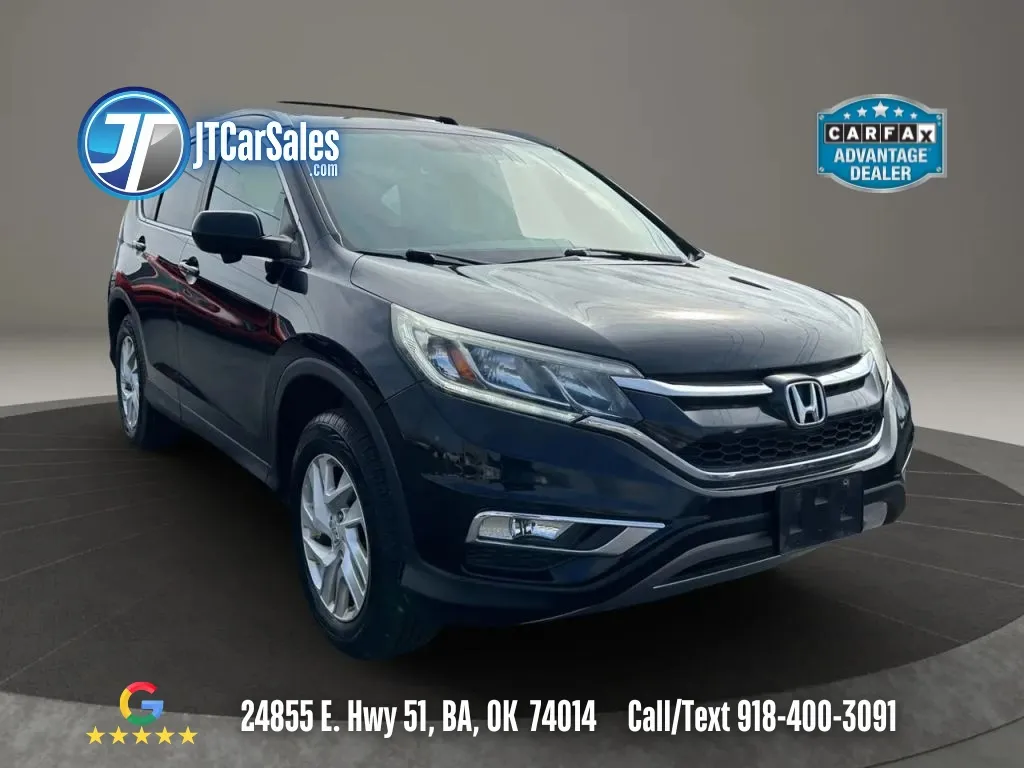 Black 2015 Honda CR-V EX-L Sport Utility 4D for sale in Broken Arrow, OK