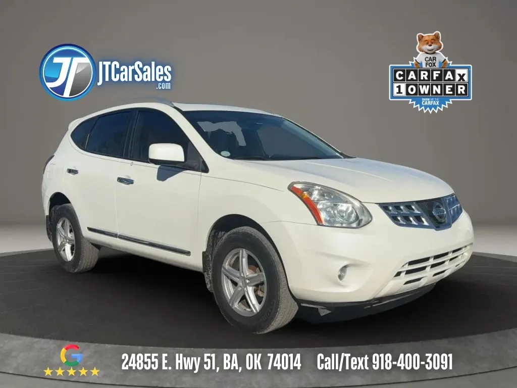 White 2013 Nissan Rogue SV w/SL Pkg Sport Utility 4D for sale in Broken Arrow, OK
