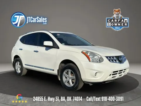 White 2013 Nissan Rogue SV w/SL Pkg Sport Utility 4D for sale in Broken Arrow, OK
