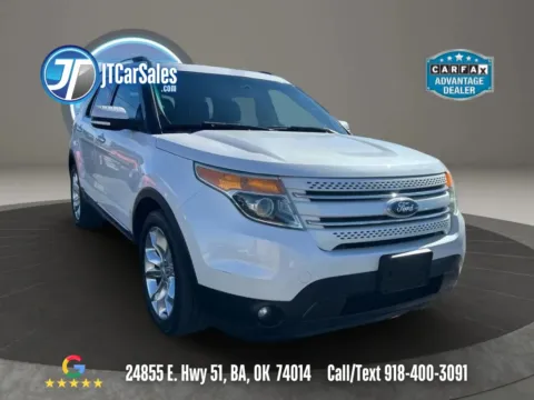 White 2013 Ford Explorer Limited Sport Utility 4D for sale in Broken Arrow, OK