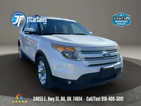 White 2013 Ford Explorer Limited Sport Utility 4D for sale in Broken Arrow, OK
