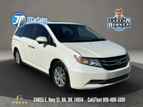 White 2016 Honda Odyssey EX-L Minivan 4D for sale in Broken Arrow, OK