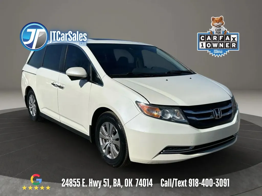 White 2016 Honda Odyssey EX-L Minivan 4D for sale in Broken Arrow, OK