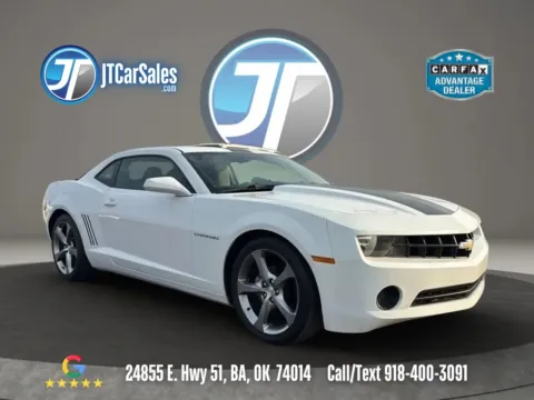 White 2013 Chevrolet Camaro LS Coupe 2D for sale in Broken Arrow, OK