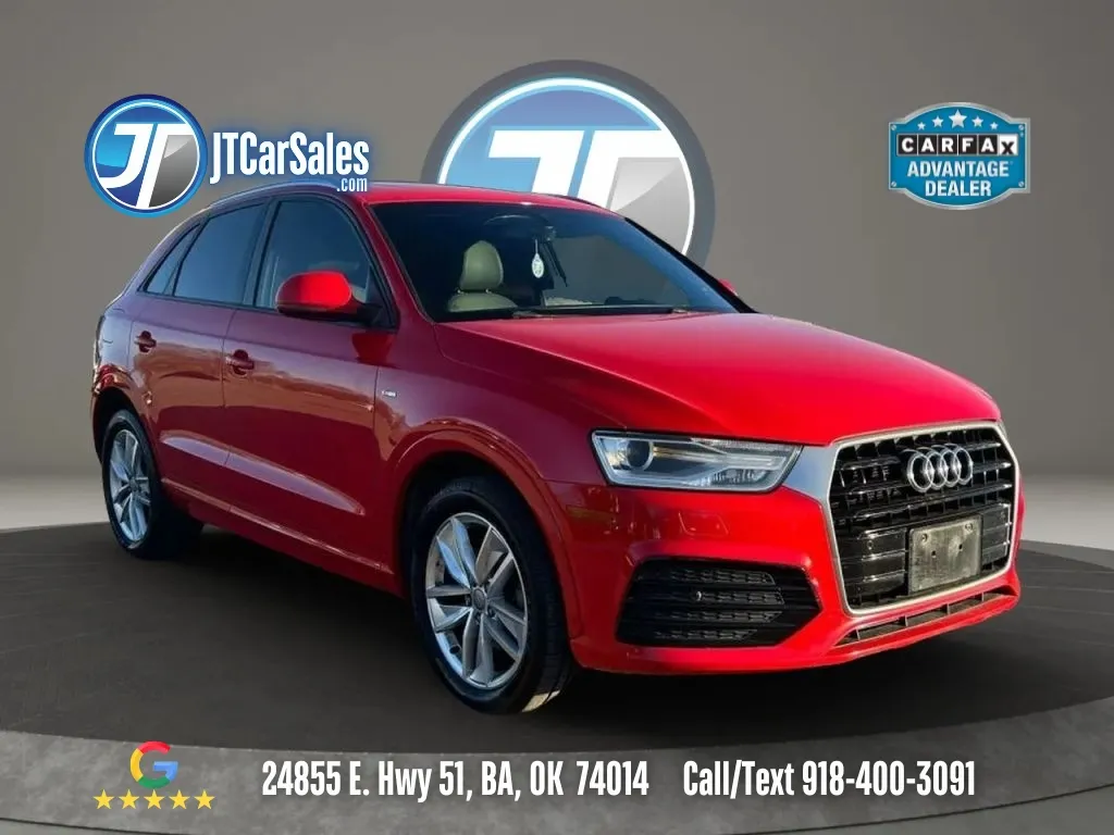 Red 2018 Audi Q3 Premium Sport Utility 4D for sale in Broken Arrow, OK