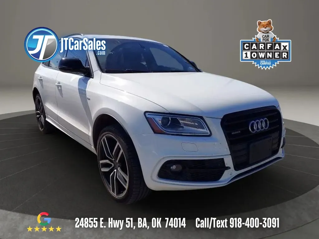 White 2017 Audi Q5 3.0T Premium Plus Sport Utility 4D for sale in Broken Arrow, OK
