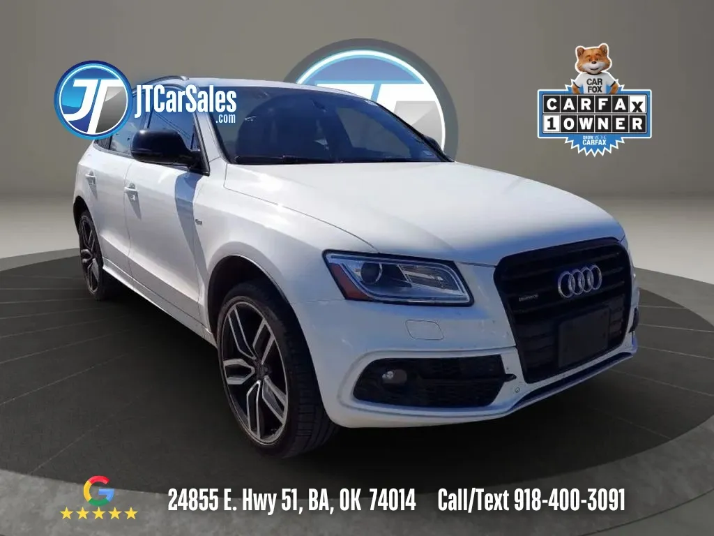 White 2017 Audi Q5 3.0T Premium Plus Sport Utility 4D for sale in Broken Arrow, OK