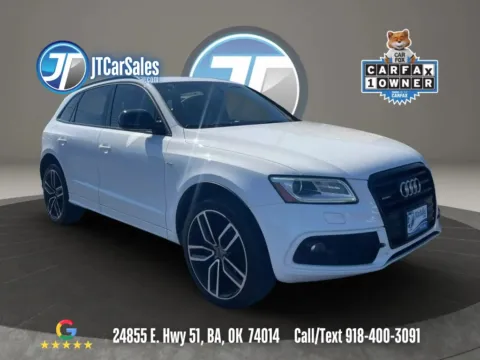 White 2017 Audi Q5 3.0T Premium Plus Sport Utility 4D for sale in Broken Arrow, OK