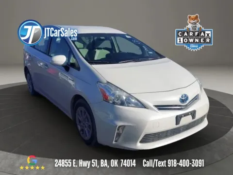 White 2013 Toyota Prius v Three Wagon 4D for sale in Broken Arrow, OK