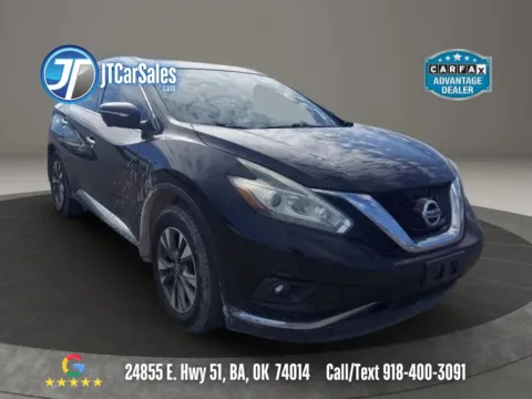 Black 2015 Nissan Murano SL Sport Utility 4D for sale in Broken Arrow, OK