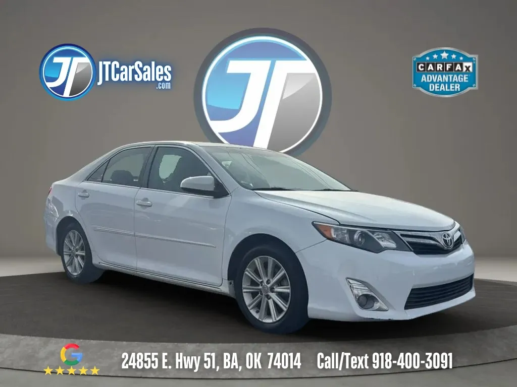 White 2012 Toyota Camry XLE Sedan 4D for sale in Broken Arrow, OK