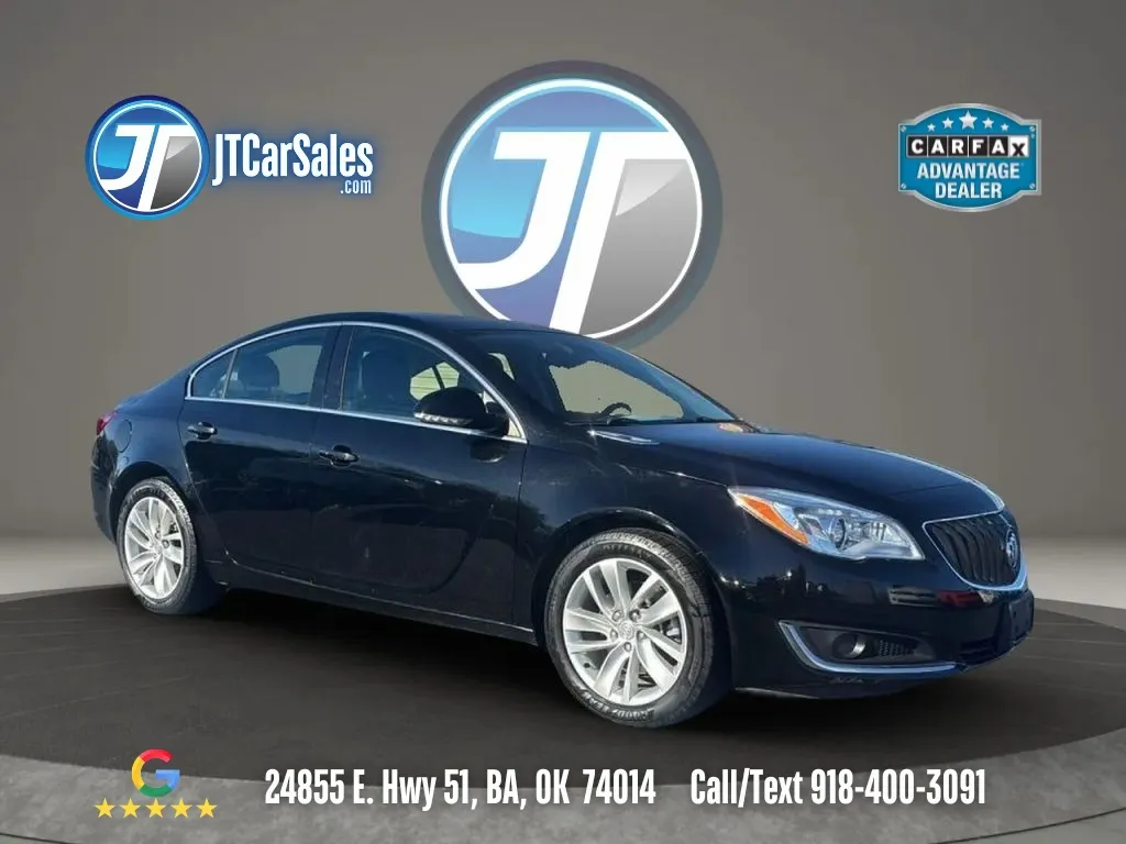 Black 2016 Buick Regal Premium II Sedan 4D for sale in Broken Arrow, OK