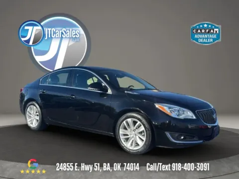 Black 2016 Buick Regal Premium II Sedan 4D for sale in Broken Arrow, OK