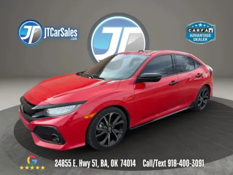 Beige 2019 Honda Civic Sport Touring Hatchback 4D for sale in Broken Arrow, OK