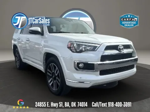 White 2016 Toyota 4Runner Limited Sport Utility 4D for sale in Broken Arrow, OK