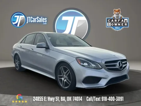 Silver 2014 Mercedes-Benz E-Class E 350 Sedan 4D for sale in Broken Arrow, OK