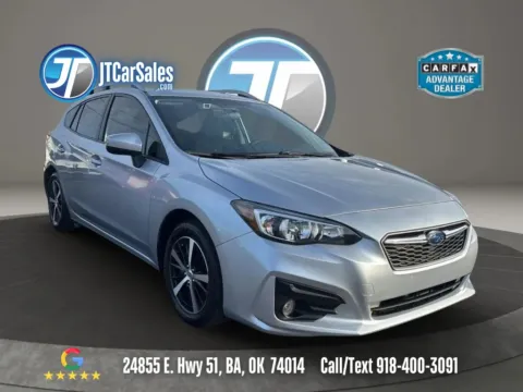 Silver 2019 Subaru Impreza 2.0i Premium Wagon 4D for sale in Broken Arrow, OK