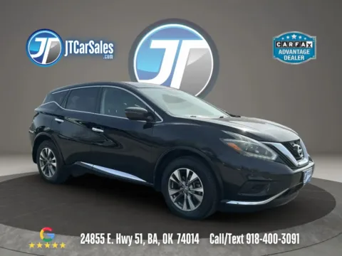 Black 2018 Nissan Murano S Sport Utility 4D for sale in Broken Arrow, OK