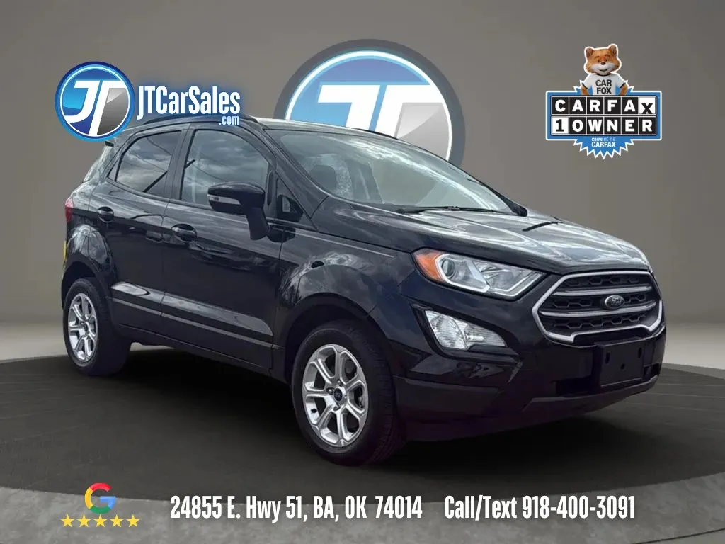 Black 2020 Ford EcoSport SE Sport Utility 4D for sale in Broken Arrow, OK