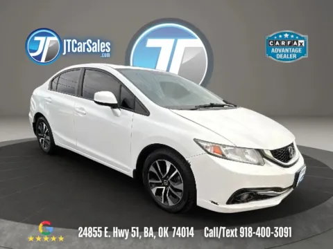 White 2013 Honda Civic EX-L Sedan 4D for sale in Broken Arrow, OK