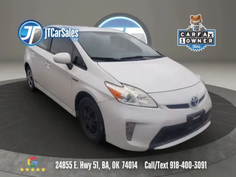 White 2013 Toyota Prius Two Hatchback 4D for sale in Broken Arrow, OK