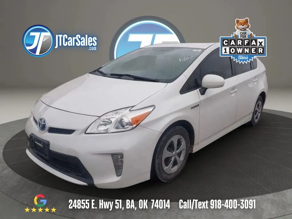 White 2013 Toyota Prius Two Hatchback 4D for sale in Broken Arrow, OK