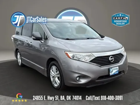 Gray 2013 Nissan Quest SL Minivan 4D for sale in Broken Arrow, OK