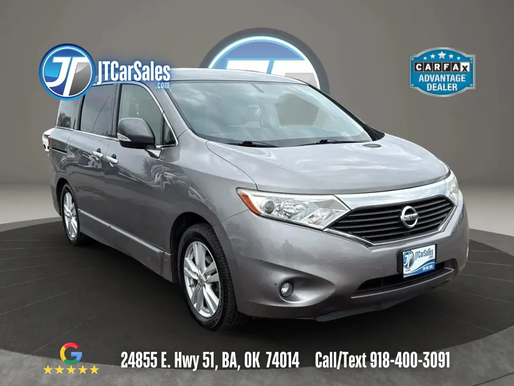 Gray 2013 Nissan Quest SL Minivan 4D for sale in Broken Arrow, OK