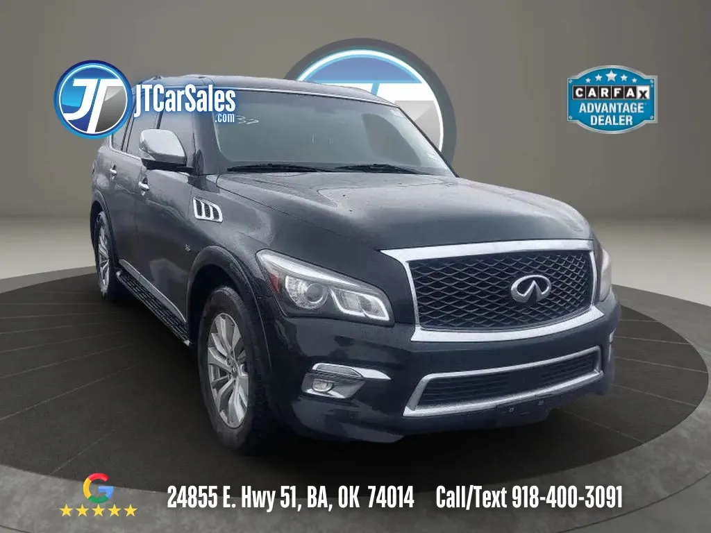 Black 2016 INFINITI QX80 Sport Utility 4D for sale in Broken Arrow, OK