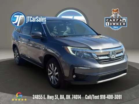 Gray 2019 Honda Pilot EX Sport Utility 4D for sale in Broken Arrow, OK