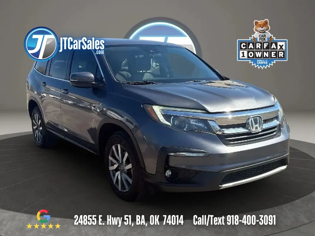 Gray 2019 Honda Pilot EX Sport Utility 4D for sale in Broken Arrow, OK