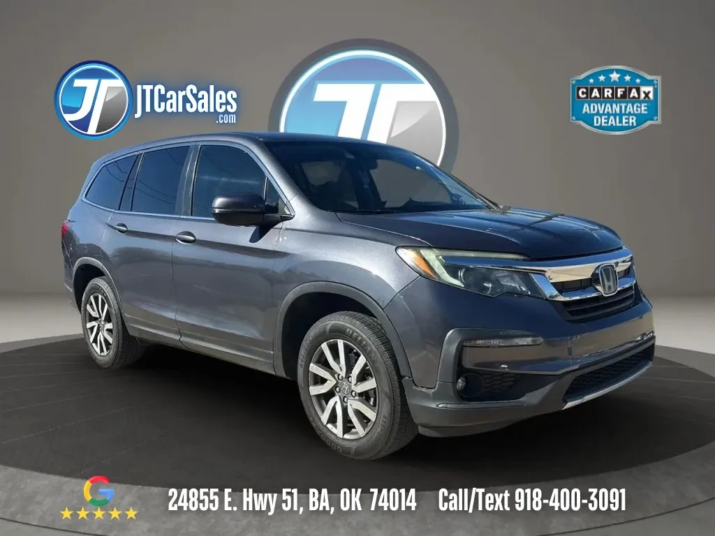 Gray 2019 Honda Pilot EX Sport Utility 4D for sale in Broken Arrow, OK