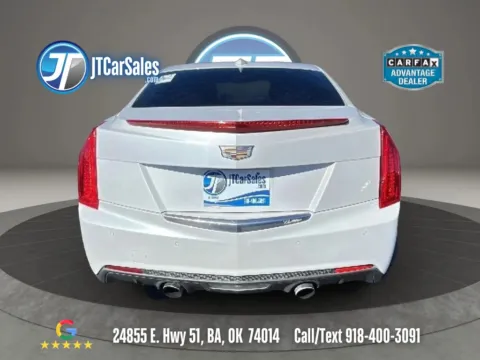 White 2015 Cadillac ATS 2.0L Turbo Luxury Sedan 4D for sale in Broken Arrow, OK