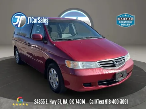 Red 2002 Honda Odyssey EX Minivan 4D for sale in Broken Arrow, OK