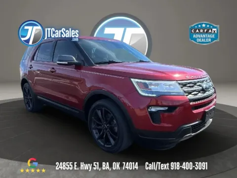 Red 2019 Ford Explorer XLT Sport Utility 4D for sale in Broken Arrow, OK