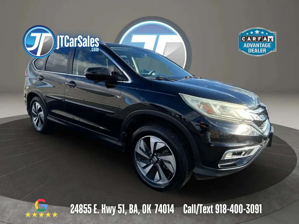 Black 2015 Honda CR-V Touring Sport Utility 4D for sale in Broken Arrow, OK