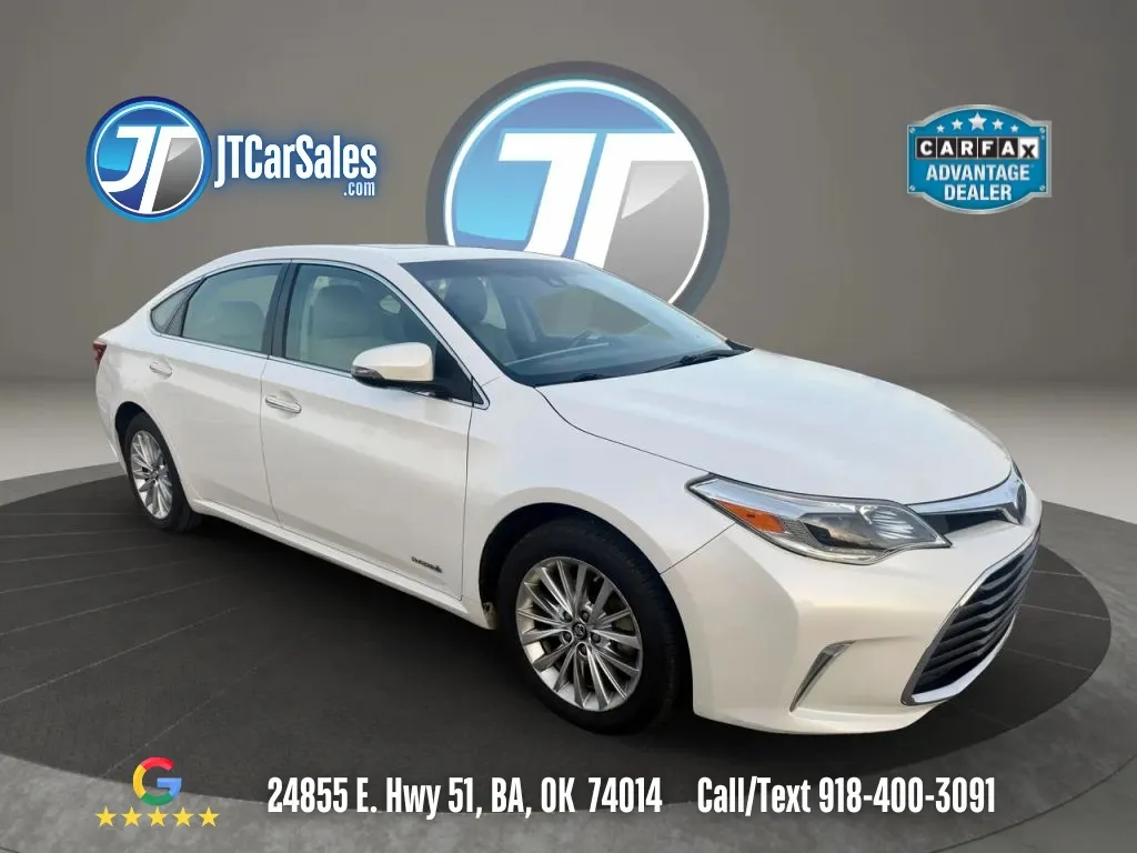 White 2018 Toyota Avalon Hybrid Limited Sedan 4D for sale in Broken Arrow, OK