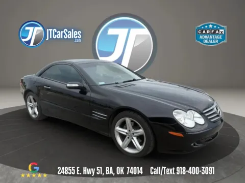 Black 2004 Mercedes-Benz SL-Class SL 500 Roadster 2D for sale in Broken Arrow, OK