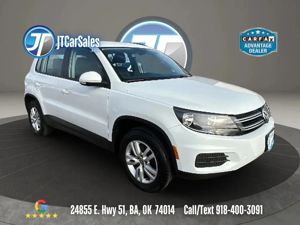 White 2016 Volkswagen Tiguan 2.0T SE 4Motion Sport Utility 4D for sale in Broken Arrow, OK