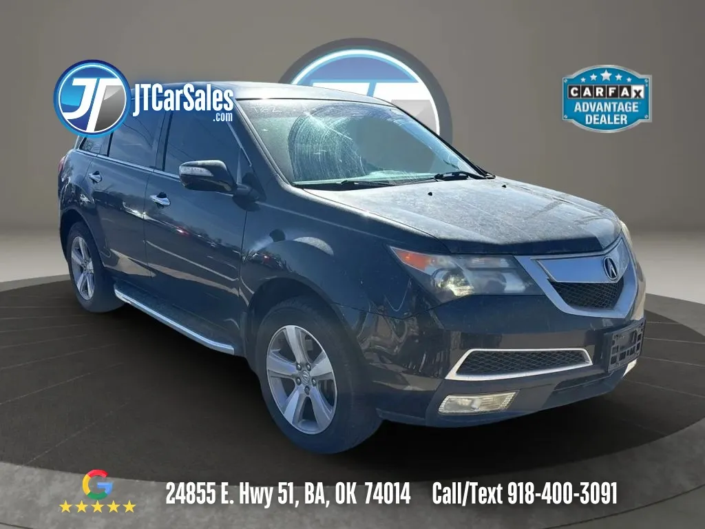 Black 2012 Acura MDX Sport Utility 4D for sale in Broken Arrow, OK